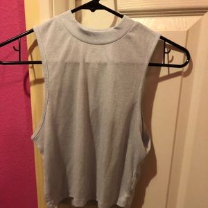Brand new Light blue short sleeve tank top